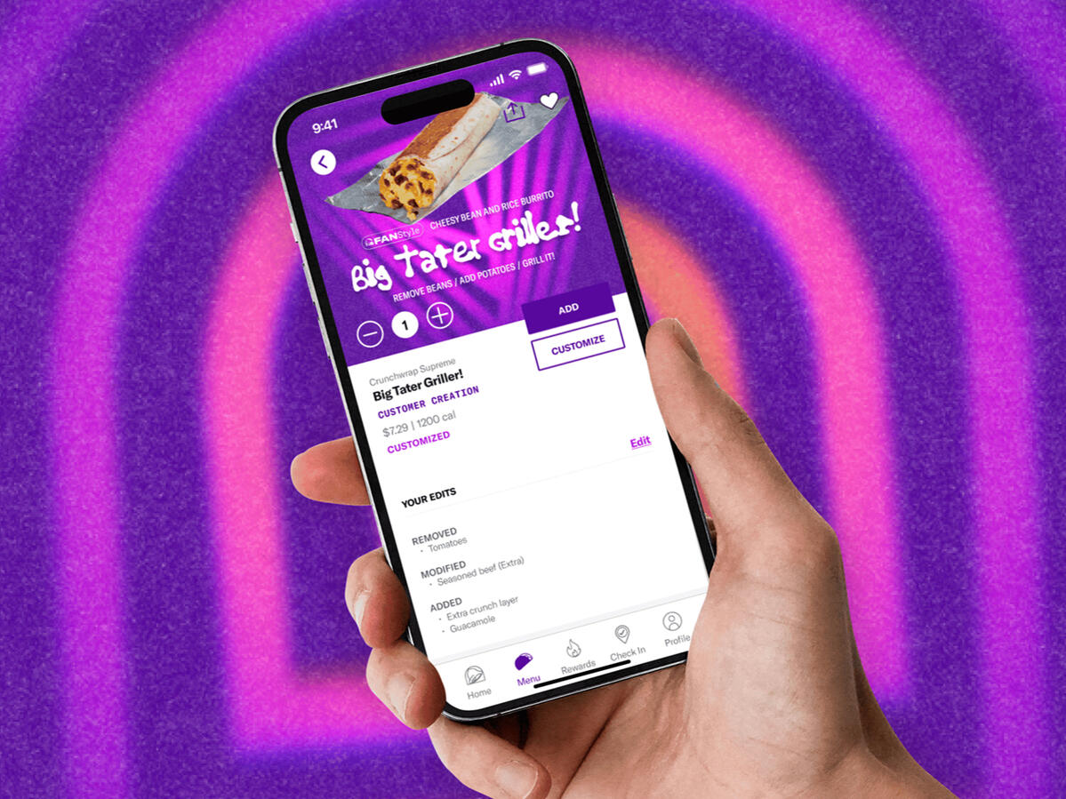 Taco Bell → Personalization system